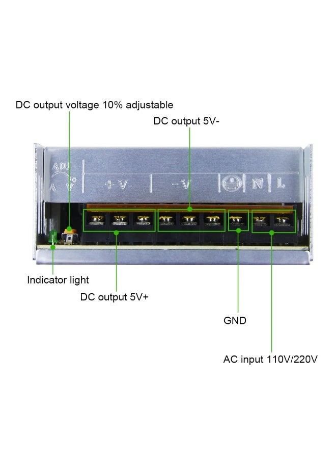 Lucky Sky Power Supply AC 110V 220V to DC 5V 80A 50A 30A for WS2812B WS2811 WS2813 SK6812 LED Strip Pixel Light CCTV Camera - Image 4
